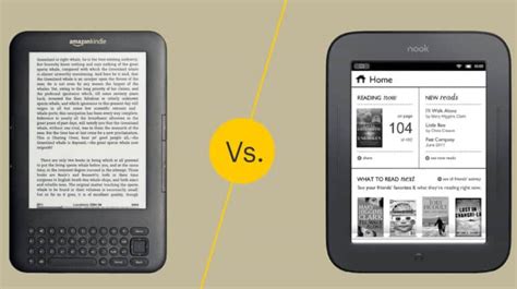 Nook Versus Kindle