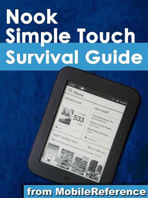 Download Nook Simple Touch Ereader Guide 