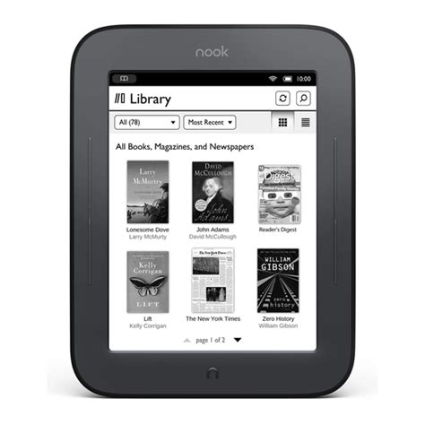 Download Nook Simple Touch User Guide Download 