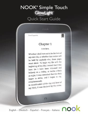 Full Download Nook Simple Touch With Glowlight User Guide 