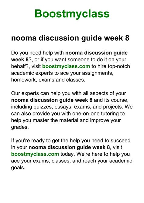 Download Nooma Discussion Guides Download 