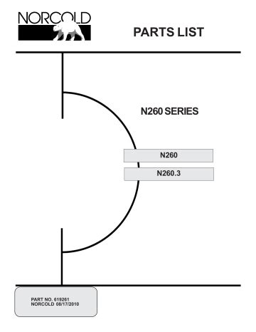 Download Norcold N260 User Guide 