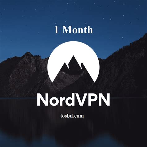 nordvpn 1 month