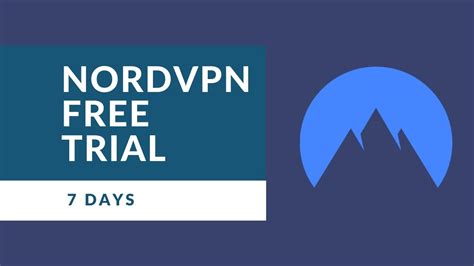 nordvpn 7 day trial