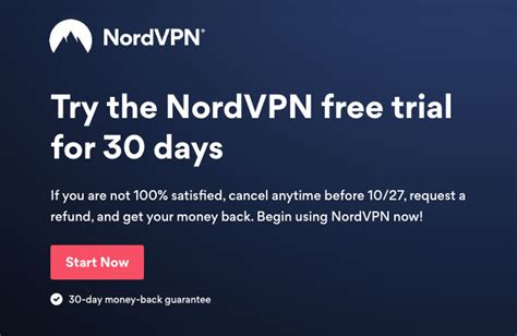 nordvpn free trial no credit card