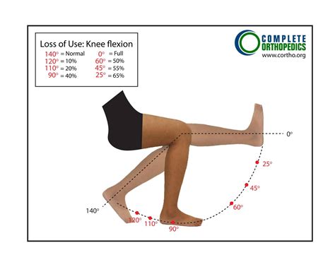 Normal Knee Flexion For Men 45