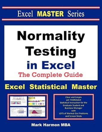 Read Normality Testing Excel Statistical Master 