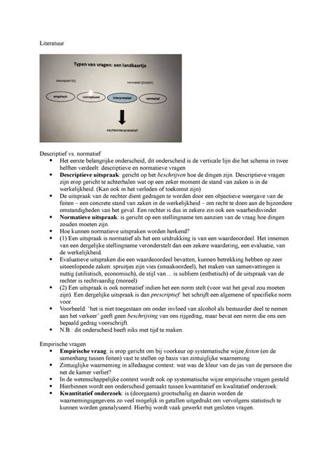normatief vs descriptief