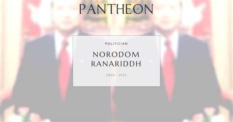 norodom ranariddh biography samples