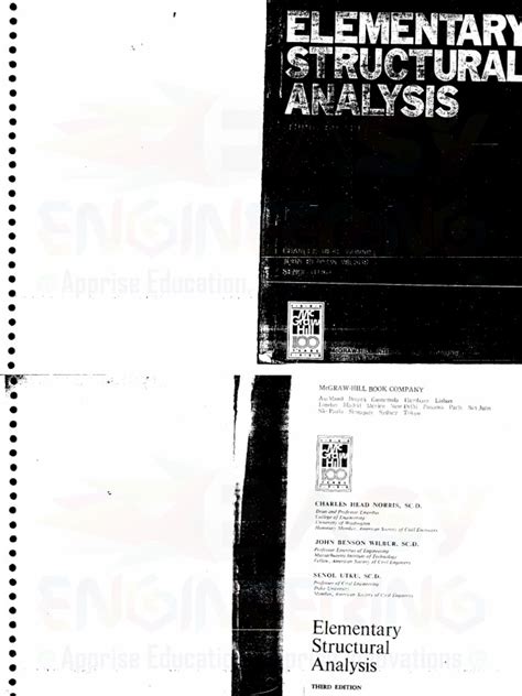 Read Norris Wilbur Elementary Structural Analysis Solution Manual 