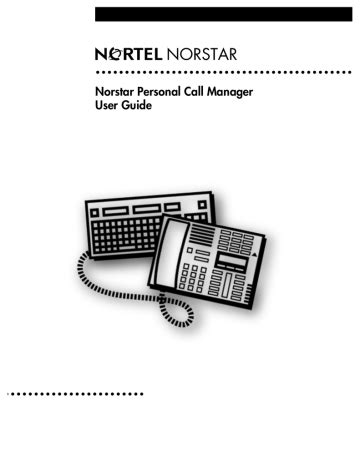 Read Online Norstar Manager User Guides 