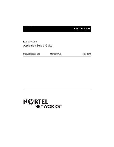 nortel callpilot application builder