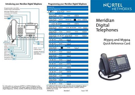 Read Online Nortel M3904 Quick Reference Guide 