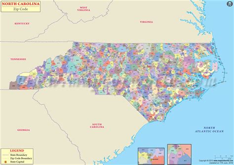 north carolina zipcode