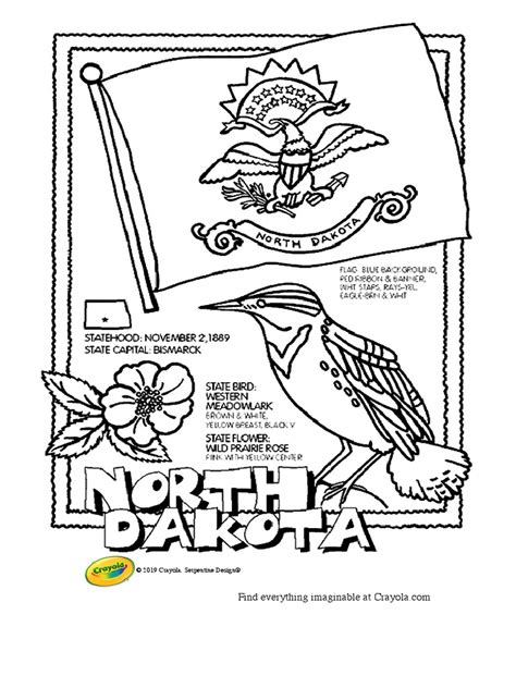 North Dakota Coloring Page Crayola Pdf Scribd North Dakota Coloring Page - North Dakota Coloring Page