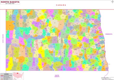 north dakota zip code