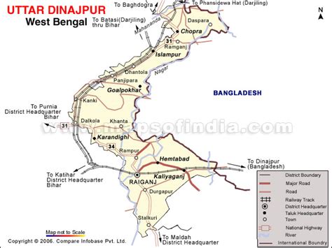 North Dinajpur Map