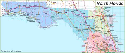 north florida map