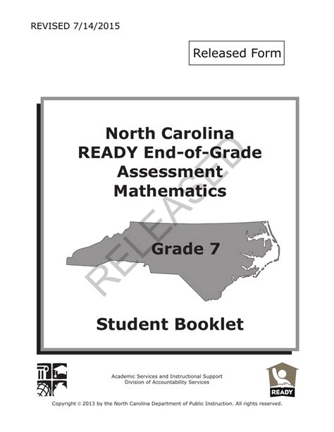 Read North Carolina End Of Grade Tests Released Pdf 