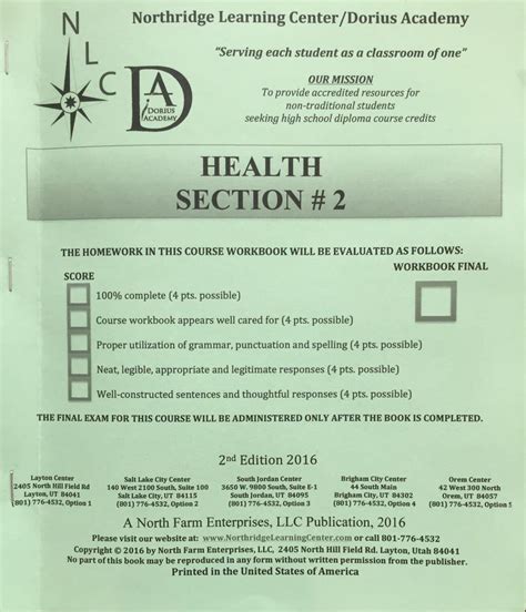Northridge Learning Center Packets