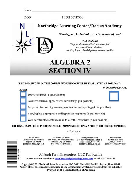 Read Northridge Learning Center Packet Answers Lang 12 