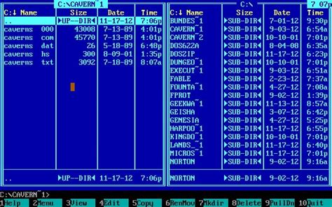 norton commander dos download