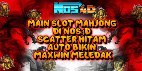NOS4D SCATTERHITAM - Game strategi penuh petarung dan penemuan ini akan