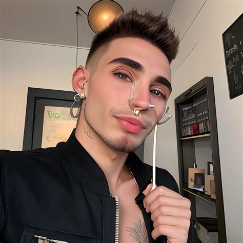 nose piercing gay