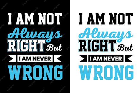 Not Always Right