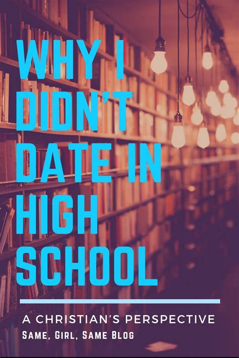 not dating in high school