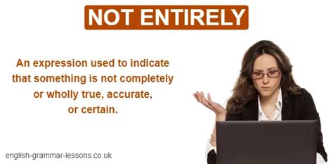 not entirely definition