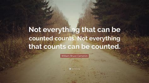 Not Everything That Counts Can Be Counted Einstein