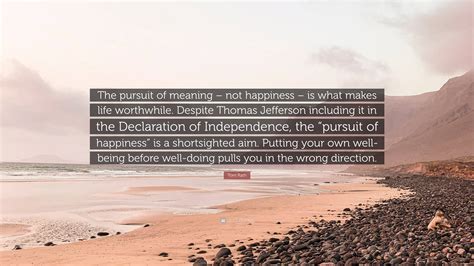 Not For Happiness