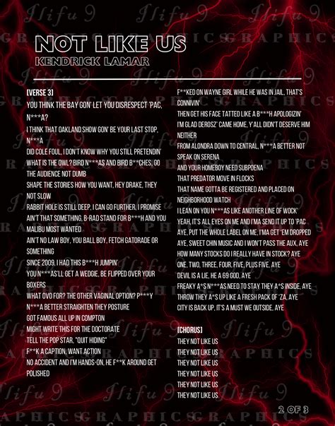 Not Like Us Lyrics