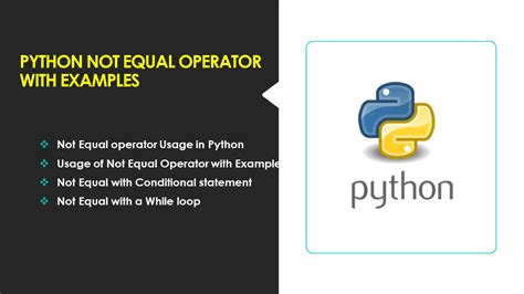 Not Symbol In Python