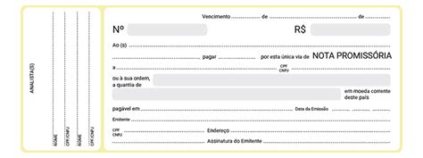 Nota Promissória Modelo
