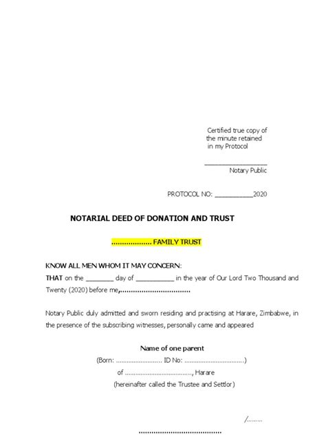 notarial deed meaning