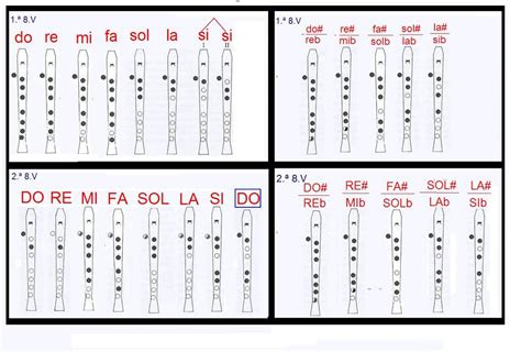 Notas Da Flauta Doce