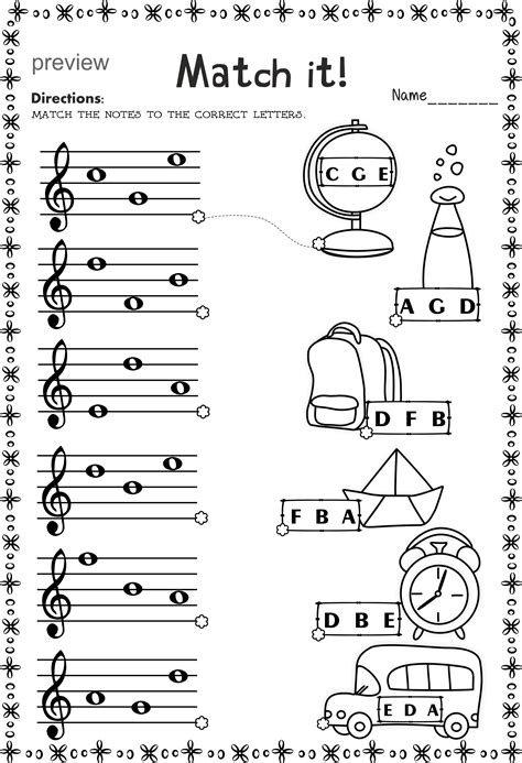 Note Reading Free Worksheets Music Class Tpt Reading Notes Worksheet - Reading Notes Worksheet