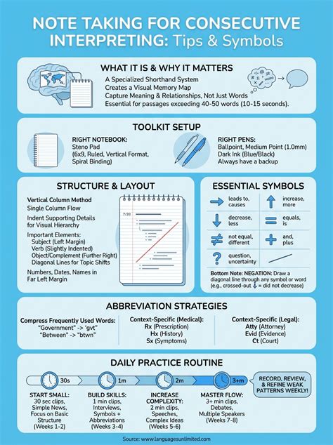Note Taking For Consecutive Interpreting