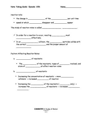 Note Taking Guide Episode 1201 Answer