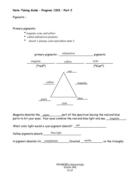 Note Taking Guide Episode 1303 Answers