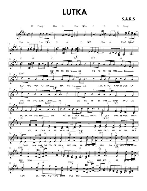 note za klavir music