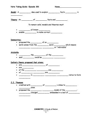 Read Note Taking Guide Episode 301 Part 1 