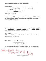 Read Online Note Taking Guide Episode 801 Stoichiometry Answers 
