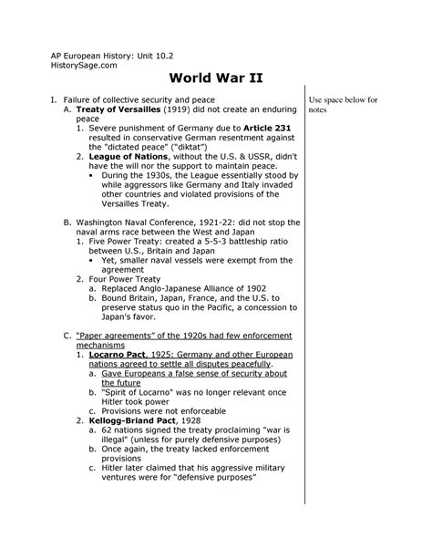 Read Online Note Taking Study Guide The End Of World War 2 