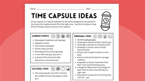 Notebook In Time Capsule