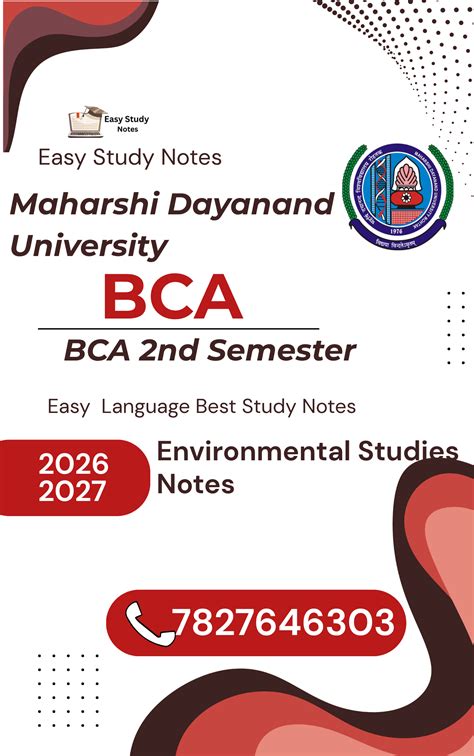 Notes Bca Environmental Studies