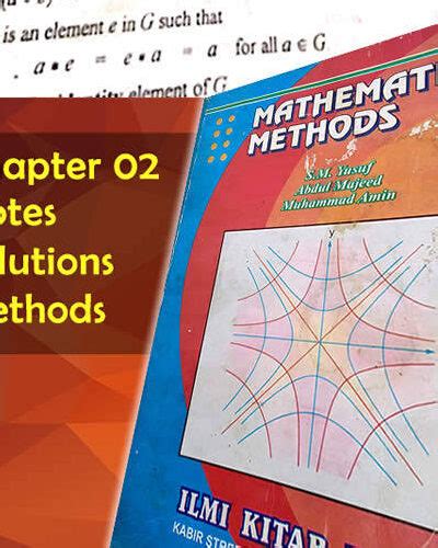 Notes Of Mathematical Method Bsc Chapter 10