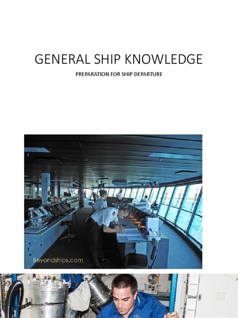 Notes On General Ship Knowledge